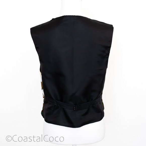 Vintage Cocker Spaniel Vest S/M Made in Spain Pet Dog Print Plaid Eclectic Vet - Picture 5 of 15